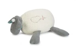 Beeztees Puppy Heartbeat - Hondenknuffel - Wit/Grijs - 35x20x14 Cm -Hondenbenodigdheden Web 0619300 det1