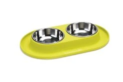 Beeztees - Dinerset Hond - Siliconen - Groen - 31x19 Cm