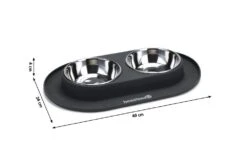 Beeztees - Dinerset Hond - Siliconen - Antraciet - 40x24x4 Cm 5 Beeztees - Dinerset Hond - Siliconen - Antraciet - 40x24x4 Cm -Hondenbenodigdheden Web 0650646 det0