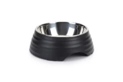 Beeztees Rimpu - Hondenvoerbak - Melamine - Zwart - 17,5 Cm