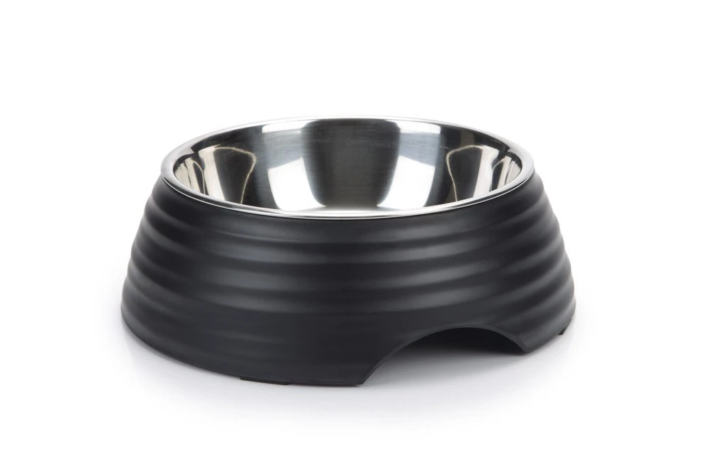 Beeztees Rimpu - Hondenvoerbak - Melamine - Zwart - 22 Cm 3 Beeztees Rimpu - Hondenvoerbak - Melamine - Zwart - 22 Cm