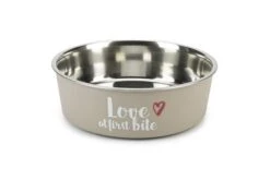 Beeztees First Bite - Hondenvoerbak - RVS - Grijs - 23 Cm