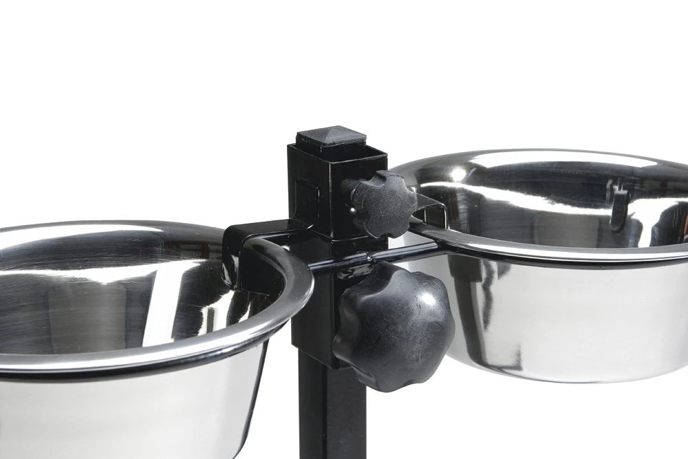 Beeztees Standaard - Dinerset Hond - Zwart - 16 Cm 4 Beeztees Standaard - Dinerset Hond - Zwart - 16 Cm - Afbeelding 2