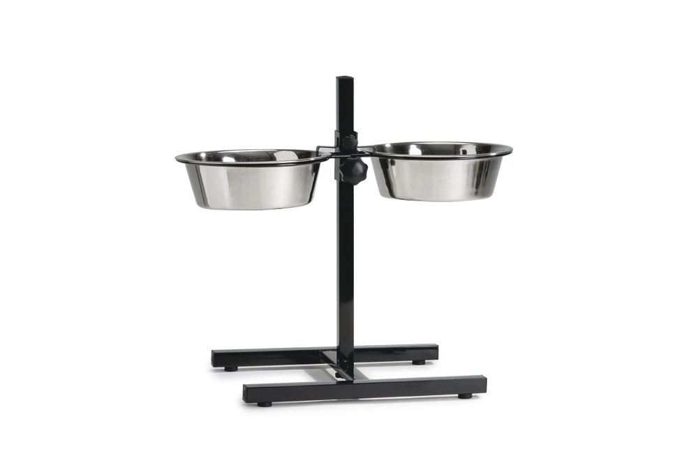 Beeztees Standaard - Dinerset Hond - Zwart - 20 Cm 2 Beeztees Standaard - Dinerset Hond - Zwart - 20 Cm