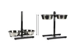 Beeztees Standaard - Dinerset Hond - Zwart - 25 Cm -Hondenbenodigdheden Web 0653561 det2