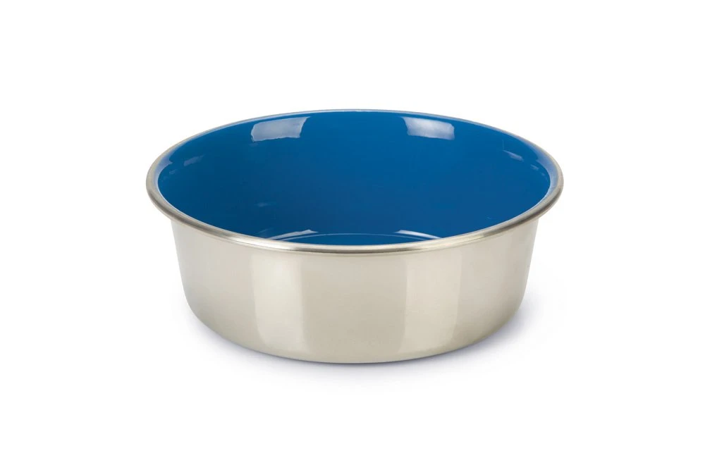 Beeztees Voer- En Drinkbak Talents - Hond - RVS - Blauw - 16cm 4 Beeztees Voer- En Drinkbak Talents - Hond - RVS - Blauw - 16cm - Afbeelding 2