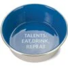 Beeztees Voer- En Drinkbak Talents - Hond - RVS - Blauw - 20cm -Hondenbenodigdheden Web 0653946