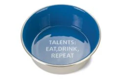 Beeztees Voer- En Drinkbak Talents - Hond - RVS - Blauw - 20cm