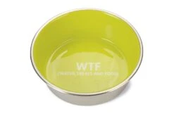 Beeztees Voer- En Drinkbak WTF - Hond - RVS - Groen - 20cm