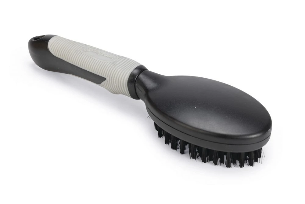 Beeztees Verzorgingsborstel - Hondenverzorging - Zwart/Grijs - Groot - 23 Cm 5 Beeztees Verzorgingsborstel - Hondenverzorging - Zwart/Grijs - Groot - 23 Cm - Afbeelding 3