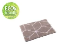 Beeztees Eco Vetbed Qub - Hondenmat - Bench - Beige/Wit - 78x55cm