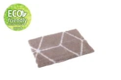 Beeztees Eco Vetbed Qub - Hondenmat - Bench - Beige/Wit - 89x60cm