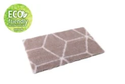 Beeztees Eco Vetbed Qub - Hondenmat - Bench - Beige/Wit - 109x69cm