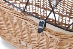 Beeztees - Fietsmand+Bagagedrager+Kap - Riet - 45x23 Cm -Hondenbenodigdheden Web 0710085 det3