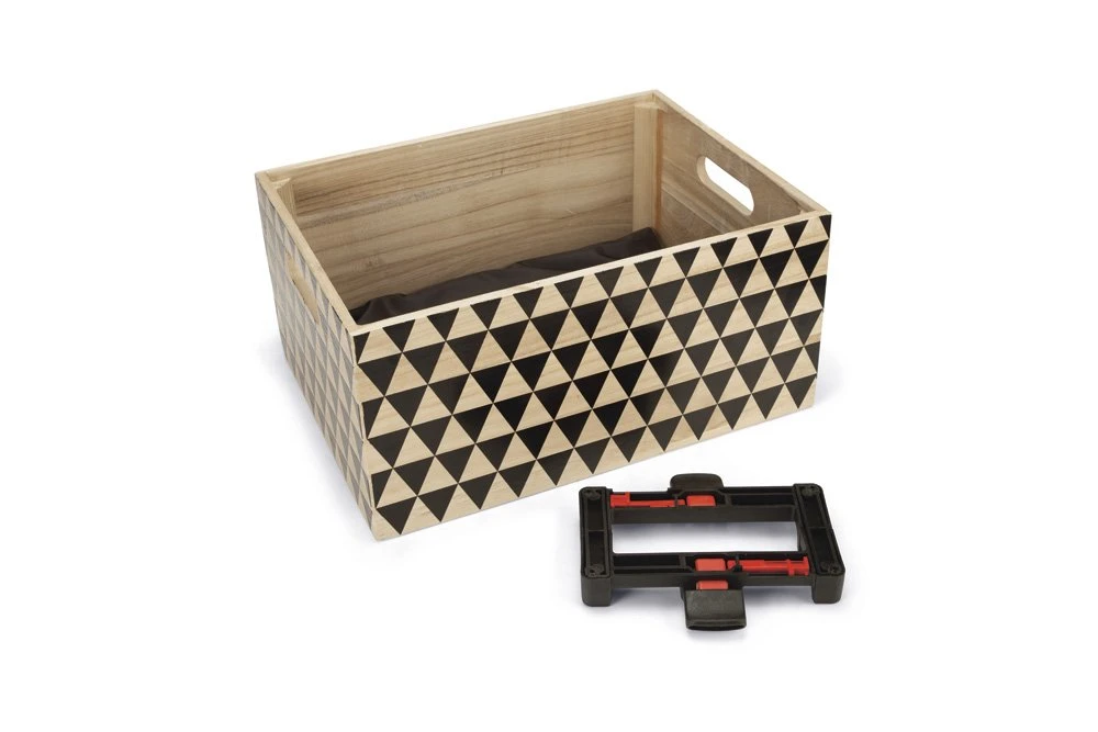 Beeztees Touring + Kap - Hondenfietsmand - Hout - 45x33x45 Cm 4 Beeztees Touring + Kap - Hondenfietsmand - Hout - 45x33x45 Cm - Afbeelding 2