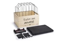 Beeztees Journey + Kap - Hondenfietsmand - Hout - 45x33x45 Cm -Hondenbenodigdheden Web 0710093 det1