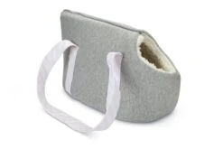 Beeztees Puppy Wolly - Hondendraagtas - Grijs - 45x24x26 Cm