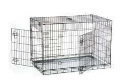 Beeztees - Hondenbench - 2 Deurs - Zwart - 109x69x75 Cm 6 Beeztees - Hondenbench - 2 Deurs - Zwart - 109x69x75 Cm -Hondenbenodigdheden Web 0715804 det1