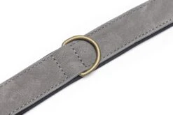 Beeztees Balacron Ax - Halsband Hond - Kunstleer - Grijs - 47-57 Cm X 30 Mm -Hondenbenodigdheden Web 0746397 det2