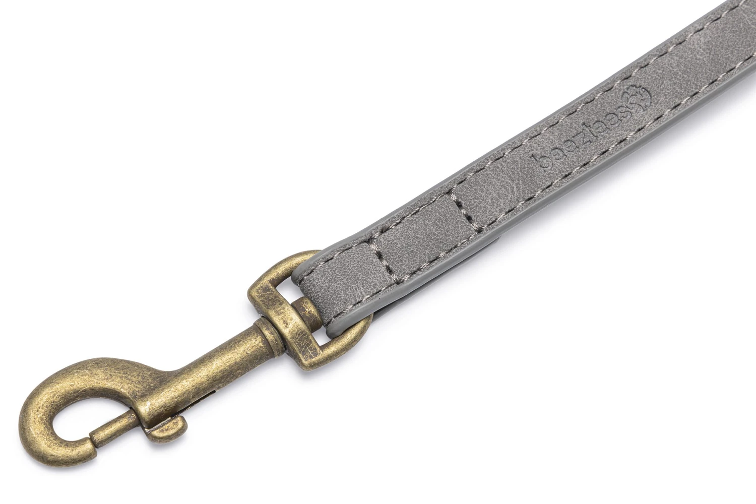 Beeztees Balacron Ax - Hondenriem - Kunstleer - Grijs - 100 Cm X 15 Mm 5 Beeztees Balacron Ax - Hondenriem - Kunstleer - Grijs - 100 Cm X 15 Mm - Afbeelding 3