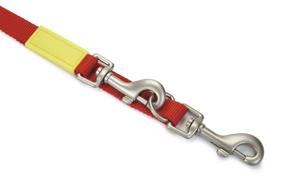 Beeztees Uni - Hondenriem - Rood - 200 Cm X 20 Mm 4 Beeztees Uni - Hondenriem - Rood - 200 Cm X 20 Mm - Afbeelding 2