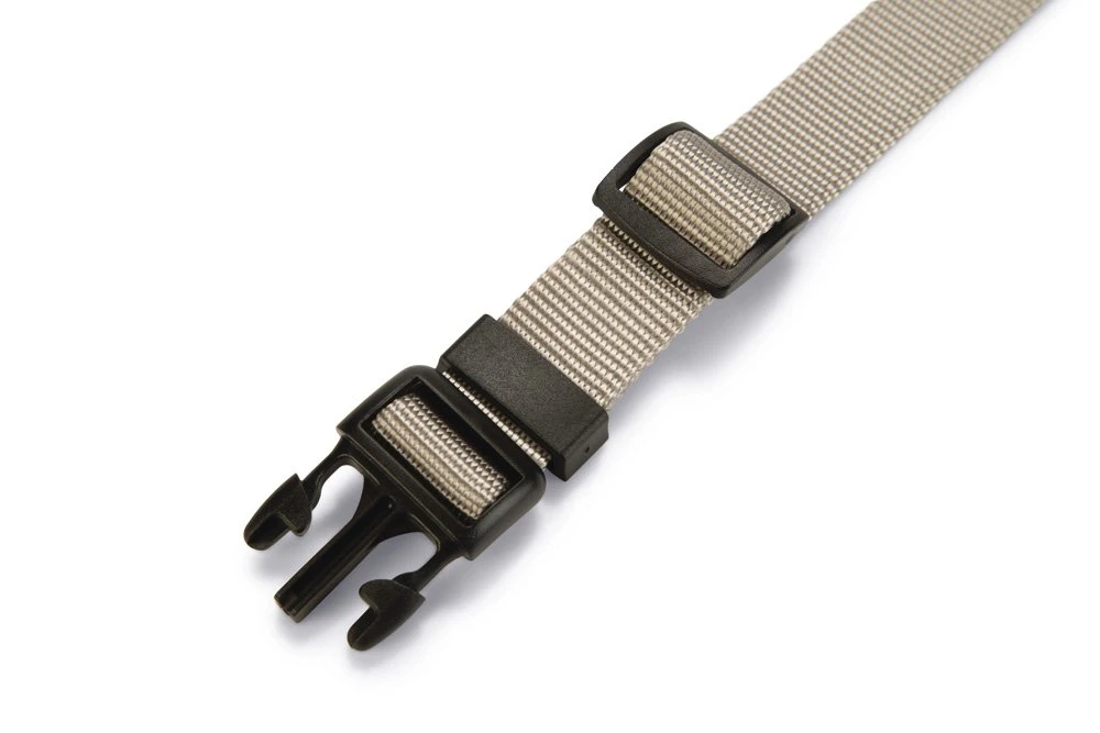Beeztees Parinca Premium - Hondenhalsband - Nylon - Lichtgrijs - 50- 55 X 25 Mm 5 Beeztees Parinca Premium - Hondenhalsband - Nylon - Lichtgrijs - 50- 55 X 25 Mm - Afbeelding 3