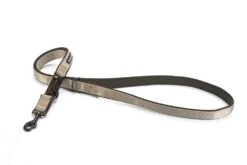 Beeztees Parinca Premium - Hondenriem - Nylon - Lichtgrijs - 200 Cm X 25 Mm