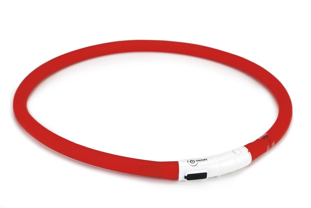 Beeztees Safety Gear Dogini - Halsband Hond - Rood - 70 Cm 3 Beeztees Safety Gear Dogini - Halsband Hond - Rood - 70 Cm