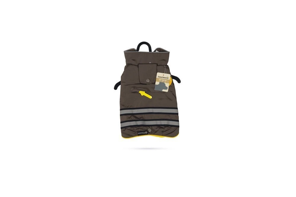 Beeztees Seja - Honden Regenjas - Grijs/Geel - 24 Cm 6 Beeztees Seja - Honden Regenjas - Grijs/Geel - 24 Cm - Afbeelding 4