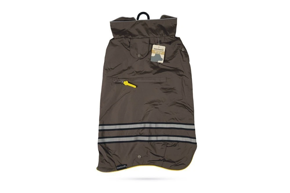 Beeztees Seja - Honden Regenjas - Grijs/Geel - 44 Cm 6 Beeztees Seja - Honden Regenjas - Grijs/Geel - 44 Cm - Afbeelding 4