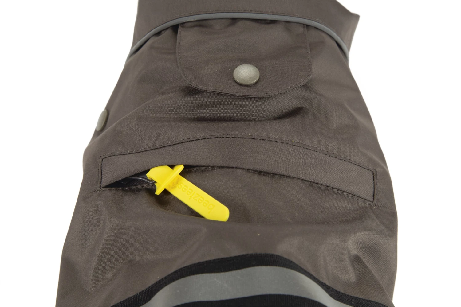 Beeztees Seja - Honden Regenjas - Grijs/Geel - 52 Cm 5 Beeztees Seja - Honden Regenjas - Grijs/Geel - 52 Cm - Afbeelding 3