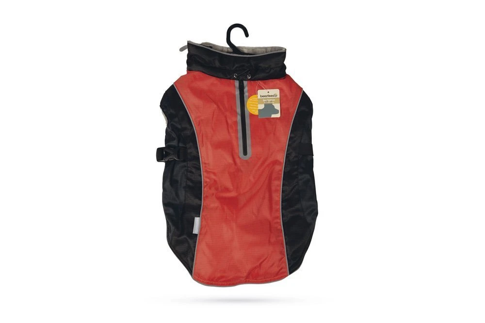 Beeztees Saby - Hondenjas - Rood/Zwart - 44 Cm 6 Beeztees Saby - Hondenjas - Rood/Zwart - 44 Cm - Afbeelding 4