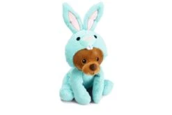 Beeztees Paasbeer Barry - Hondenspeelgoed - Pluche - Blauw - 38x25x16 Cm