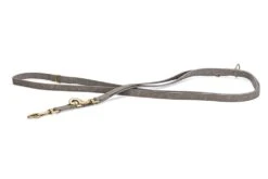 Beeztees BalacronAx - Hondenriem - Verstelbaar - Kunstleer - Grijs - 300x2 Cm